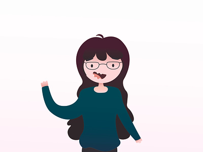 Yumi character illustration vector