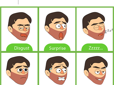 Face expression part 2 2danimation animation illustration