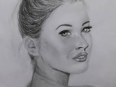 Megan Fox portrait drawing pencil drawing portrait scketch sketch sketching