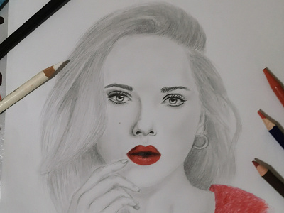 Scarlett Johansson drawing