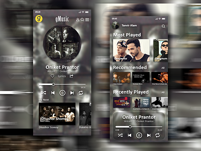 Daily UI Challenge - Music App