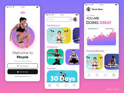 Workout App Design