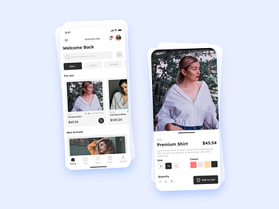 Fashion App Design