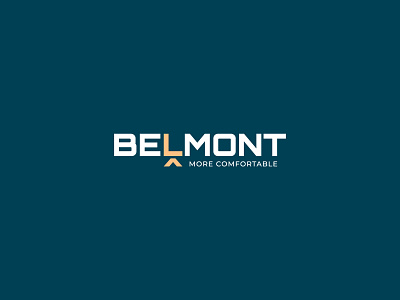 Belmont Furniture brand branding chair design furniture hidden meaning identity lettermark logo minimal symbol wordmark