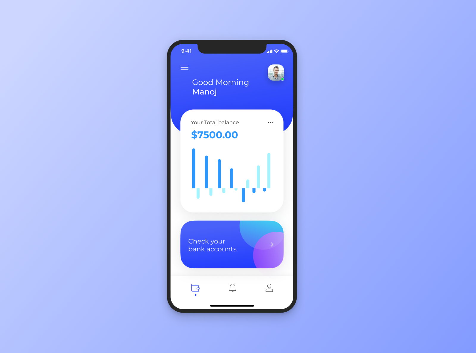 Finance app Design by R.Manoj on Dribbble