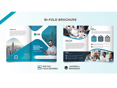 Bi- Fold Brochure design bifold brochure brochur brochure design catalog company profile. corporate design flyer design graphic print design trifold brochure