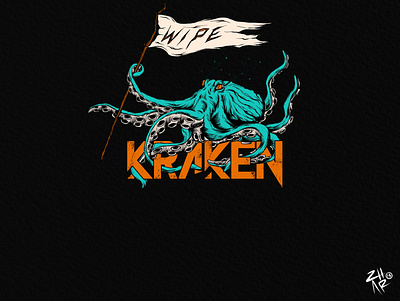 kraken declare artwork design digital artwork fashion illustration illustration illustration digital kraken kraken illustration streetwear