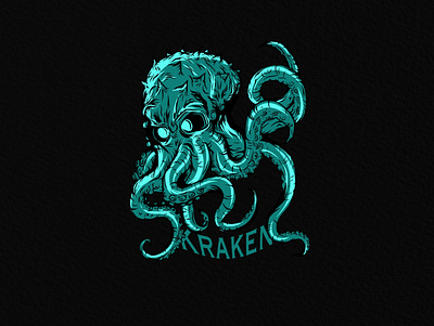 Wild kraken artwork comission digital artwork fashion illustration illustration illustration design illustration digital kraken kraken illustration octopus streetwear
