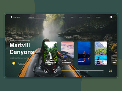 Travel Website Concept