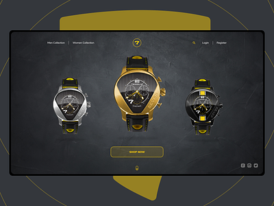 Tsikolia Watch concept design ecommerce minimal shop tsikolia ui ux watch web web design website xd