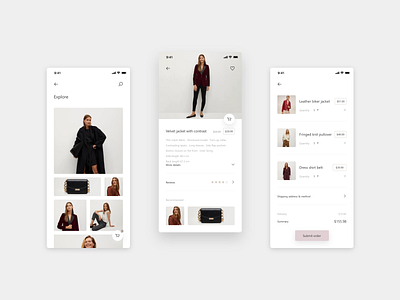 Ecommerce app Concept