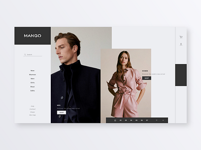 Mango shop Homepage