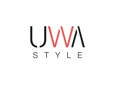 UWA Style branding logo logo design logodesign typography