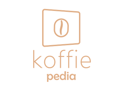 koffie pedia branding logo logo design typography