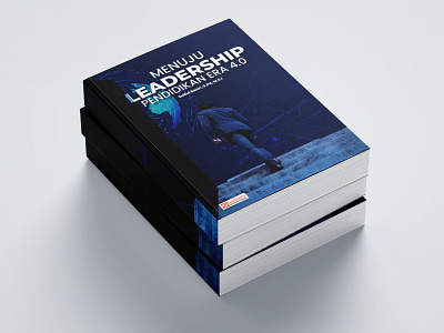 supervisi pendidikan mockup book cover branding broshure cover design typography