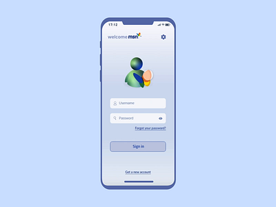 Reimagining Classics: MSN Messenger App after effects animation app design iphone x messenger mobile nostalgia prototyping ui ui design uiux ux ux design xd