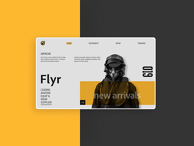 Flyr Airwear concept contemporary design figma graphic design inspiration likeforlike rebounds ui design user interface
