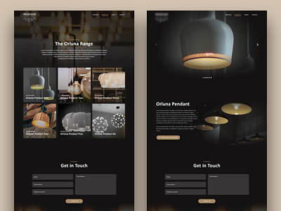 Concept Lighting Specialist Web Design