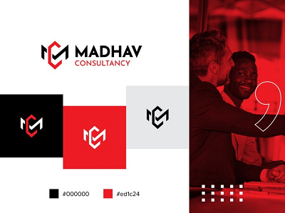 Madhav Consultancy - Logo branding design graphic design illustration logo vector