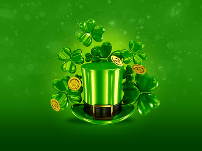 St. Patrick's Day 2 3d cinema4d design modeling photoshop