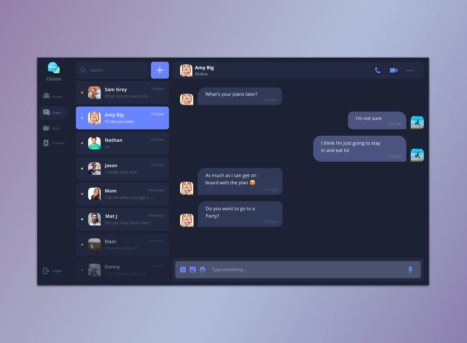 Messaging for the web by Shira Davis on Dribbble