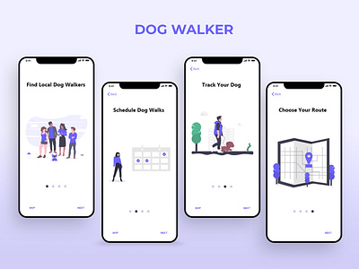 Dog Walker 01 app app design app idea design dog dog app dog walking mobile app mobile app design mobile ui ui