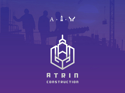 ATRIN / Logo Design branding building construction logo logodesign