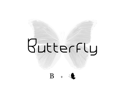 Butterfly adobe illustrator branding butterfly design logo logotype minimal typography