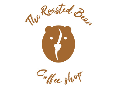 The Roasted Bear DLC 6 bean bear branding brown coffee corto bert dailylogochallenge dailylogodesign design happinessdesigns illustration logo logodesign minimal roastedbean ui ux vector