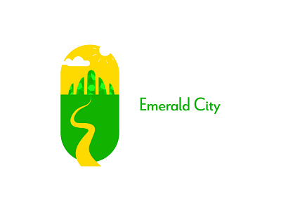 Emerald City DLC 22 branding city corto bert dailylogo dailylogochallenge dailylogodesign design emerald emerald city green hand lettering happiness happinessdesigns illustration logo logodesign logotype oz vector yellow