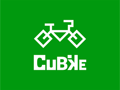 CuBike DLC 24 bike branding corto bert cube dailylogochallenge design green happinessdesigns logo logodesign ui ux vector