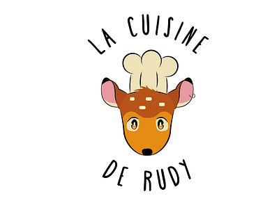 La cuisine de Rudy (DLC 19 update) bambi branding cook cooking corto bert cuisine dailylogochallenge design fawn happinessdesigns logo logo design logodesign logotype ui ux vector