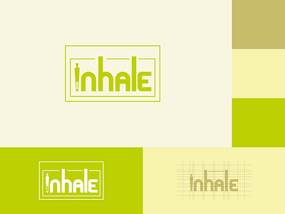 Inhale Logo Design abirhossainsajul branding design flat logo graphic design icon logo minimal modern logo sajul2590 symbol unique logo wordmark logo