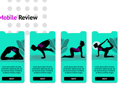 Yoga position illustrations