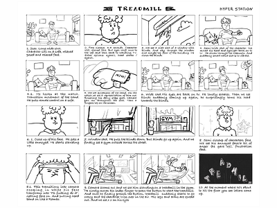 "Treadmill" Storyboard