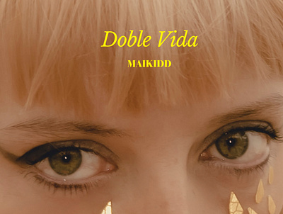 Doble Vida album cover design design typography