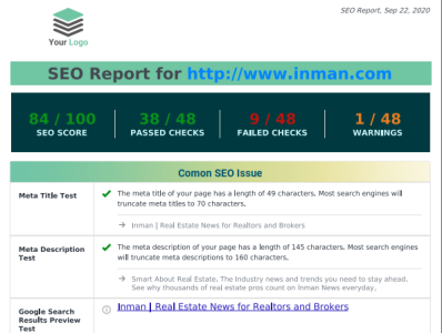 Website SEO Audit Report for you with Competitor analysis