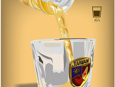 Shot Ad ads advertisment alchohol branding creativity design fun illustration illustrator logo shots typography vector