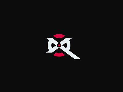 X + Scope logo branding graphic design logo