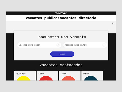 TocToc Website app design application ui ux website website concept website design