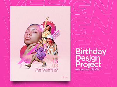 Issue 1 birthday design graphic design