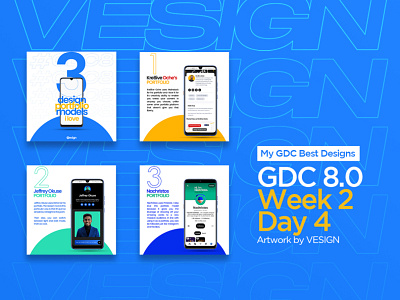 GDC 8.0 Best Designs branding design ecard flyer graphic design poster