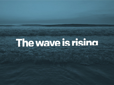The wave is rising after effects art brand identity branding design designer dribbble graphic design illustration illustrator logo minimal motion graphics nft nfts photoshop typography vector wave wip