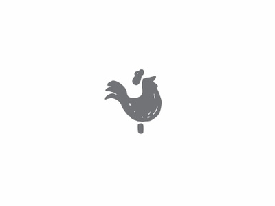 Las Voladas animal branding chicken design icon logo mark