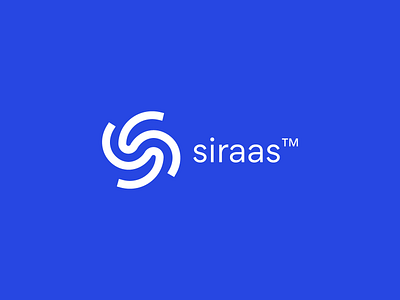 Siraas-Mobile Tech Startup bold branding branding design clean finance logo mark mobile mobile app modern sharp simple startup tech tech logo technology