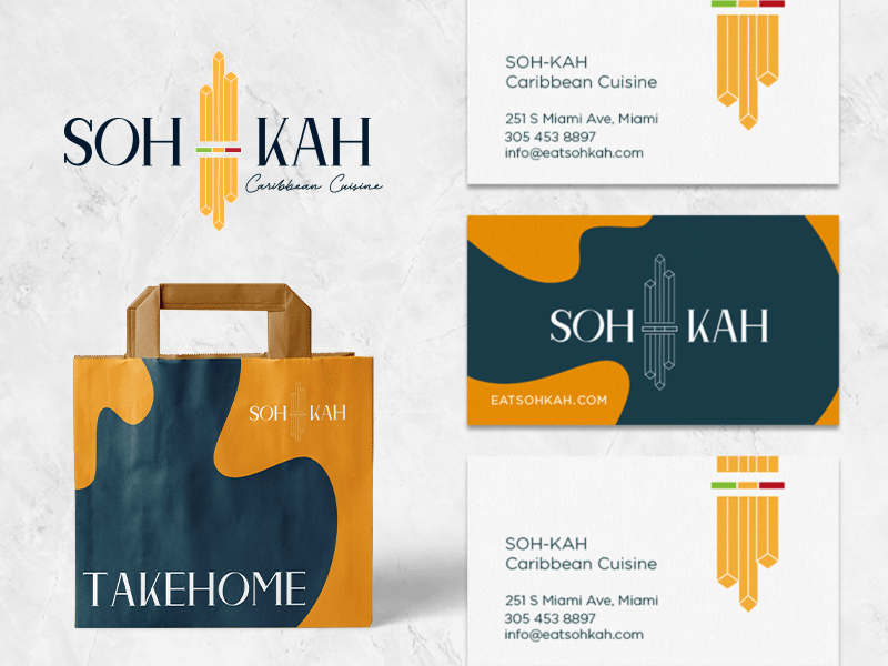 SOHKAH | branding branding design graphic logo restaurant