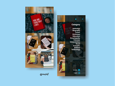 Bookstore UI Design