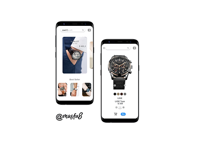 Whatch Shop UI Design app design ui ux