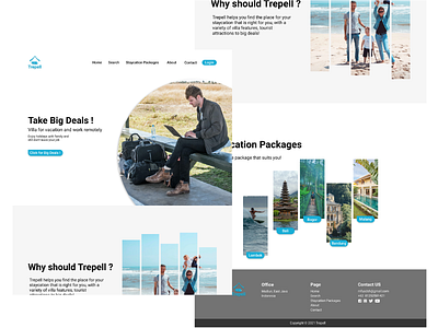 Staycation Web Design | UI/UX Design