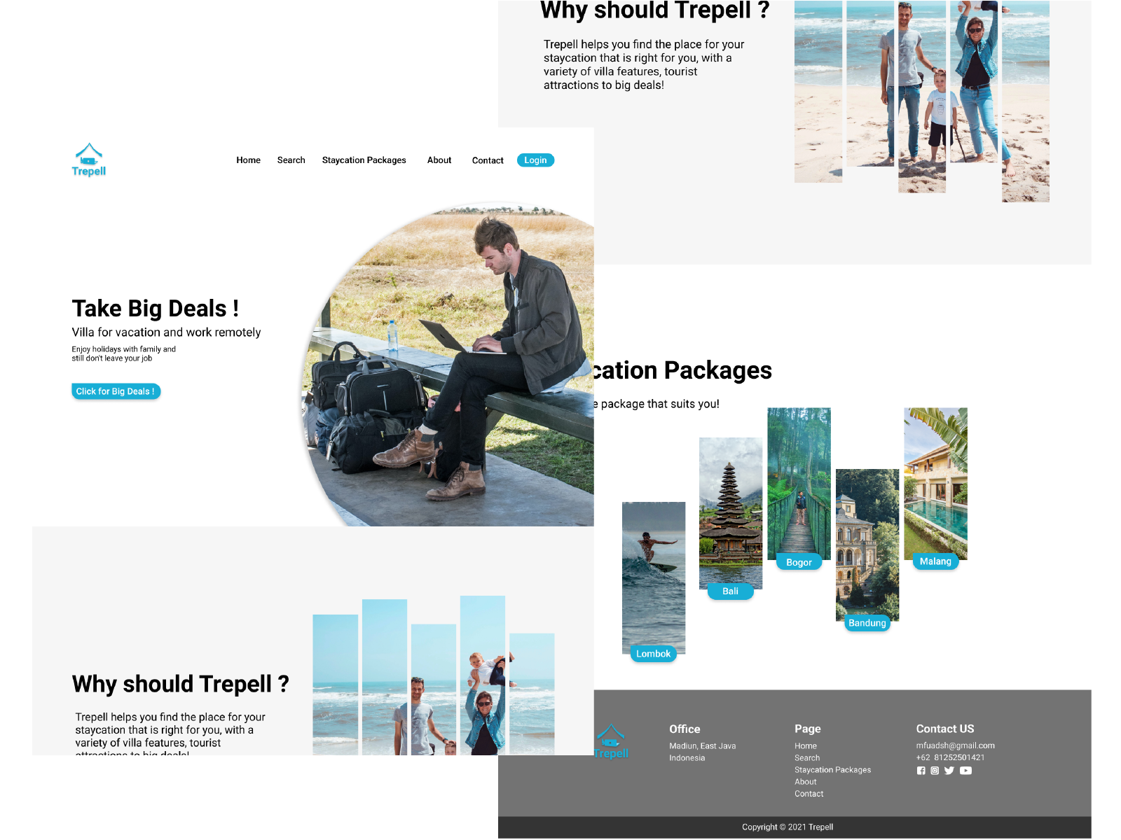 Staycation Web Design | UI/UX Design by fuad sholihul on Dribbble